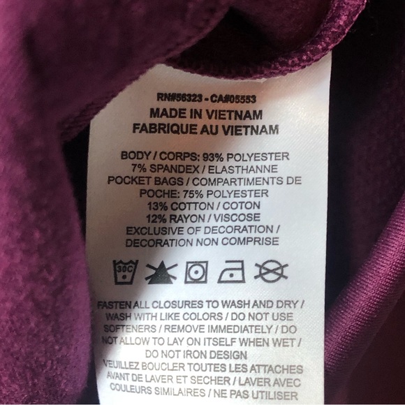 NWT Nike Women's Dri-FIT Prima 1/2-Zip Training Тор in Bordeaux Size Small - Picture 10 of 11